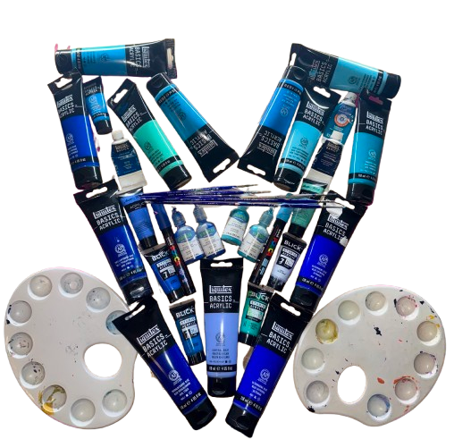 heart shaped art materials